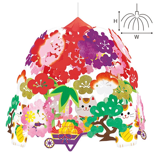 アルファ 招き猫正月センター TA7-2069 1個（ご注文単位1個）【直送品】