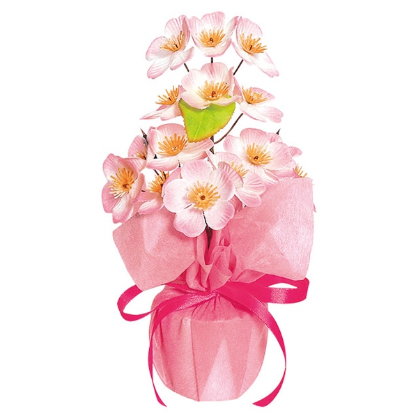 アルファ 桜ラッピングポット SP1-0044 1個（ご注文単位20個）【直送品】