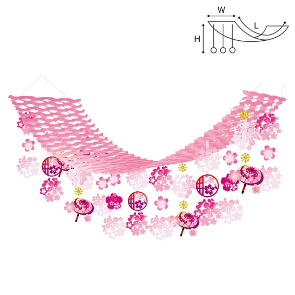 アルファ レトロ桜プリーツハンガー TA1-1200 1個（ご注文単位1個）【直送品】