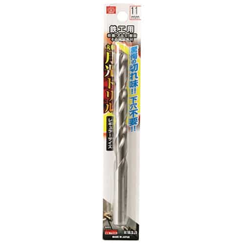 藤原産業 ビック・ツール 鉄工用月光ドリル 丸軸 11.0mm 1本ブリスターパック FSSGP11.0 1本（ご注文単位1本）【直送品】