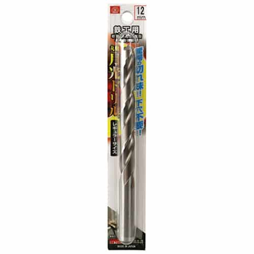 藤原産業 ビック・ツール 鉄工用月光ドリル 丸軸 12.0mm 1本ブリスターパック FSSGP12.0 1本（ご注文単位1本）【直送品】