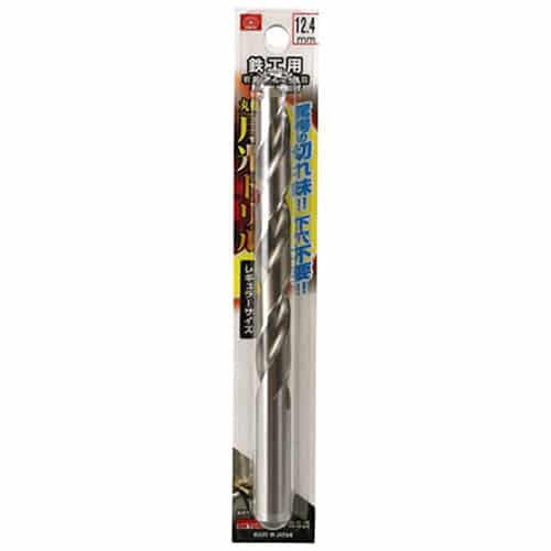 藤原産業 ビック・ツール 鉄工用月光ドリル 丸軸 12.4mm 1本ブリスターパック FSSGP12.4 1本（ご注文単位1本）【直送品】
