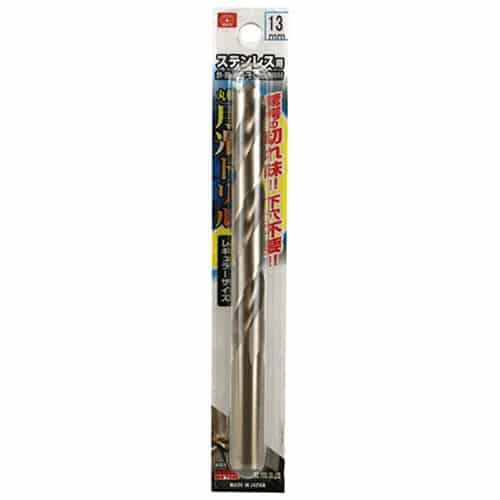 藤原産業 ビック・ツール ステンレス用月光ドリル 丸軸 13.0mm 1本ブリスターパック FSGKP13.0 1本（ご注文単位1本）【直送品】