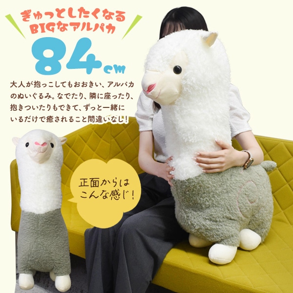 プラタ 大きいアルパカのぬいぐるみ pt1-013 1個（ご注文単位1個）【直送品】