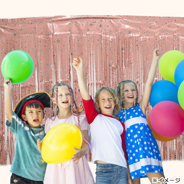 プラタ パーティー用フリンジカーテン ピンク pt1-088 1枚（ご注文単位1枚）【直送品】