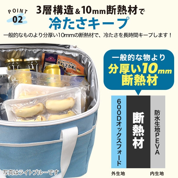 プラタ ソフトクーラーボックス 大型保冷剤2個付き 20L ベージュ pt1-137 1個（ご注文単位1個）【直送品】
