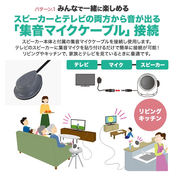 プラタ テレビ用 集音スピーカー pt1-208 1個(ご注文単位1個)【直送品】