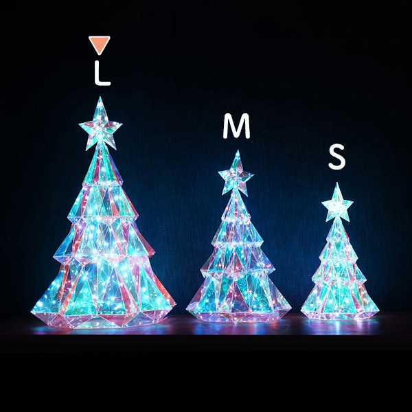 プラタ イルミネーションオブジェ クリスマスツリー Lサイズ pt1-213 1個（ご注文単位1個）【直送品】