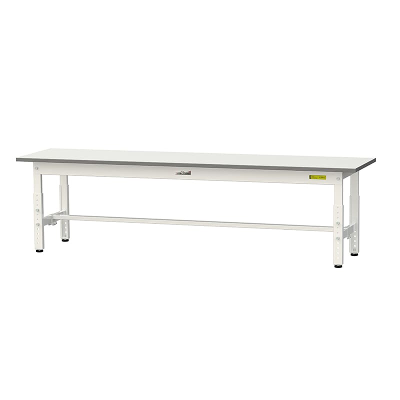 山金工業 ワークテーブル150　高さ調整タイプ　低床用 H400～575mm　基本形 1800×450 1台（ご注文単位1台）【直送品】