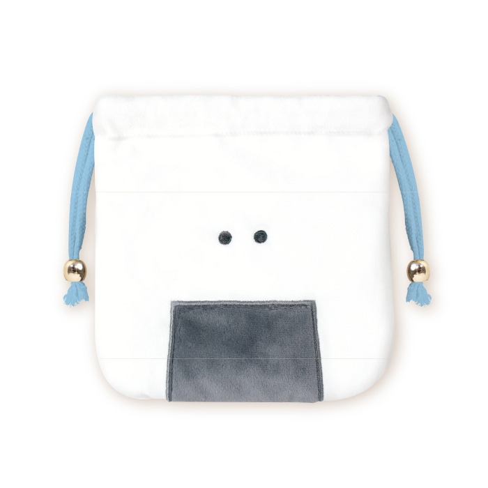 エール つぶらな瞳のダイカット巾着 おにぎり ML0019-B 1個（ご注文単位3個）【直送品】