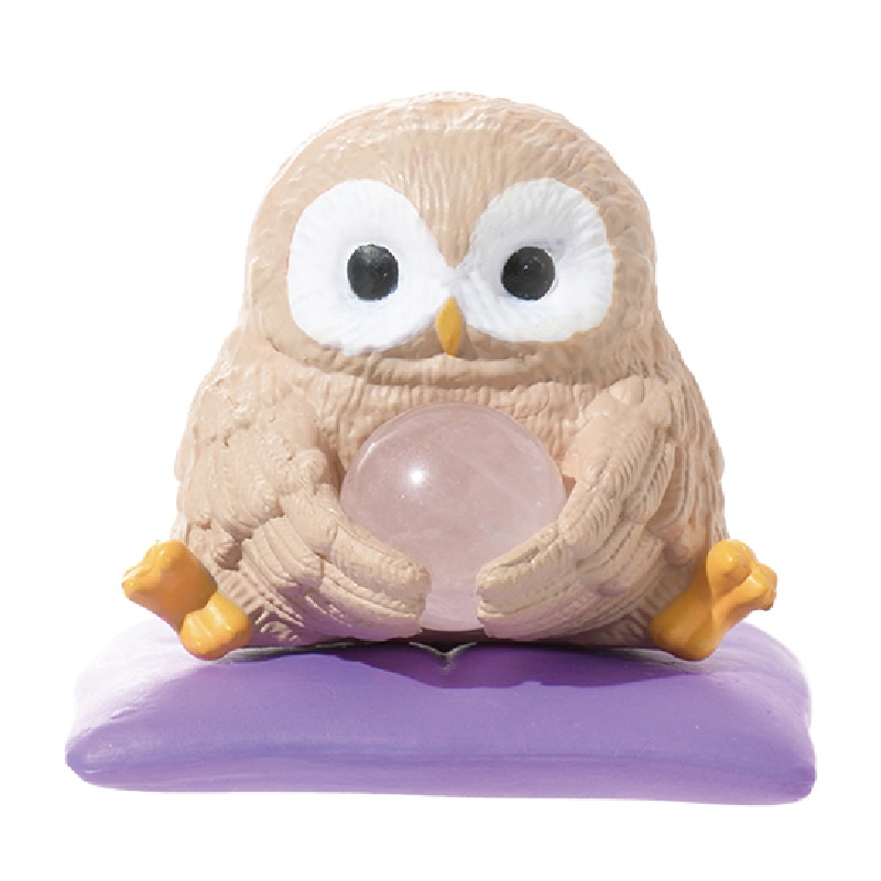 エール フィギュア 天然石堂 ふくろう BB0063AS 1個(ご注文単位10個)【直送品】