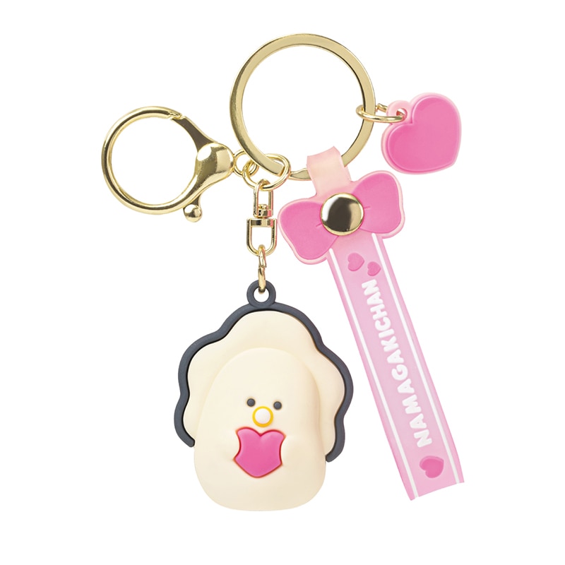 エール つぶらな瞳のラバーマスコット なまがき ももいろ ML0021-A 1個(ご注文単位5個)【直送品】