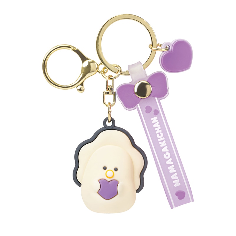 エール つぶらな瞳のラバーマスコット なまがき むらさき ML0021-B 1個(ご注文単位5個)【直送品】