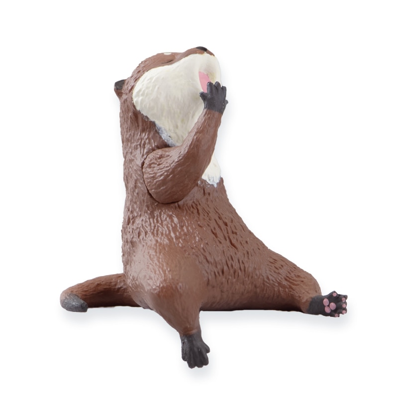 エール フィギュア ふちやすみ コツメカワウソ BB0075AS 1個(ご注文単位10個)【直送品】