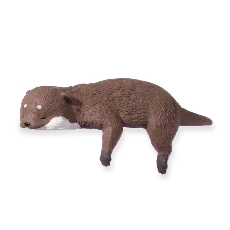 エール フィギュア ふちやすみ コツメカワウソ BB0075AS 1個(ご注文単位10個)【直送品】