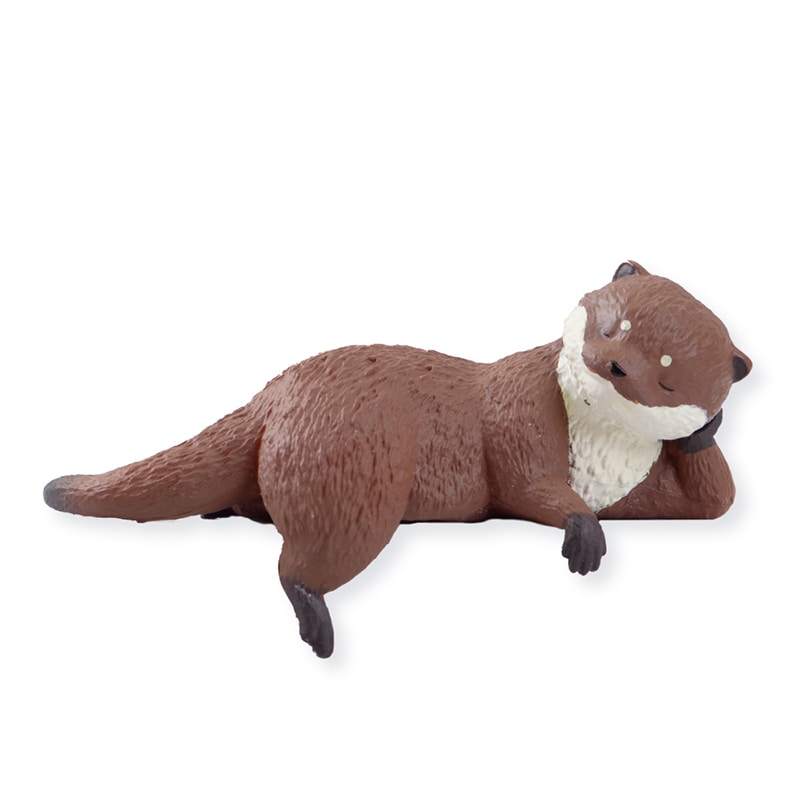 エール フィギュア ふちやすみ コツメカワウソ BB0075AS 1個(ご注文単位10個)【直送品】