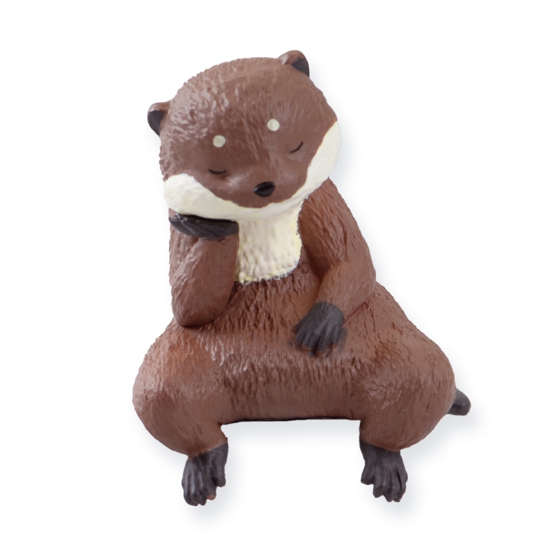 エール フィギュア ふちやすみ コツメカワウソ BB0075AS 1個(ご注文単位10個)【直送品】