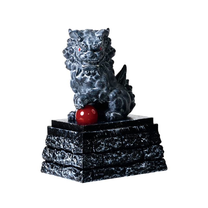 エール フィギュア 狛犬 宝珠 BB0077AS 1個(ご注文単位12個)【直送品】