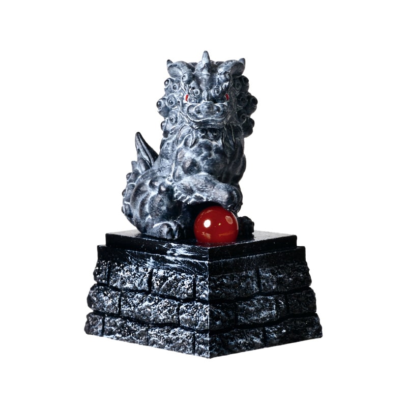 エール フィギュア 狛犬 宝珠 BB0077AS 1個(ご注文単位12個)【直送品】