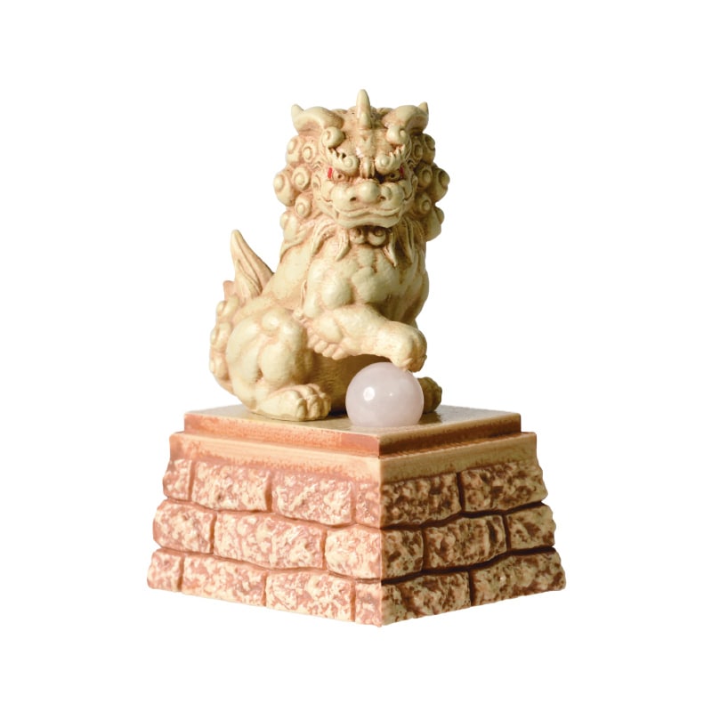 エール フィギュア 狛犬 宝珠 BB0077AS 1個(ご注文単位12個)【直送品】