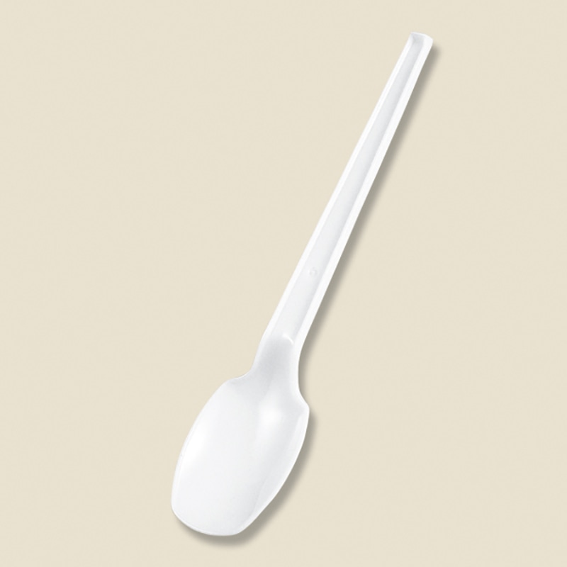 アサヒ徳島 特大スプーン 16.2cm バラ 白 500本/袋