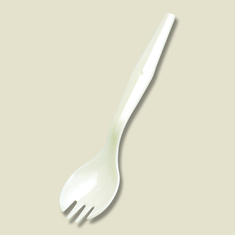 アサヒ徳島 フォークスプーン 14cm 個包装 白 500本/袋