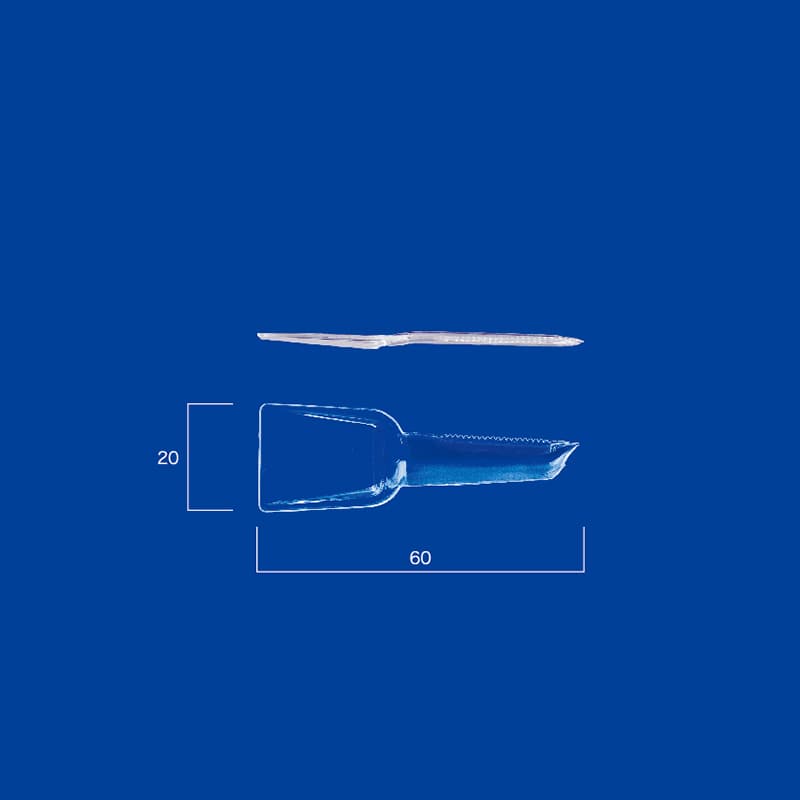 アサヒ徳島 プラスチックゼリースプーン　透明　バラ 3000本入  3000本/袋（ご注文単位1袋）【直送品】