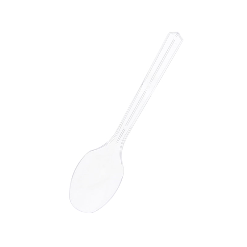 アサヒ徳島 プラスチックスプーン #130　単袋　100本 透明 100本/袋（ご注文単位1袋）【直送品】