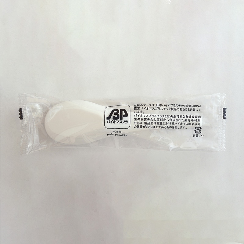 アサヒ徳島 バイオマス　チリレンゲ　白　単袋 100本入  100本/袋（ご注文単位1袋）【直送品】