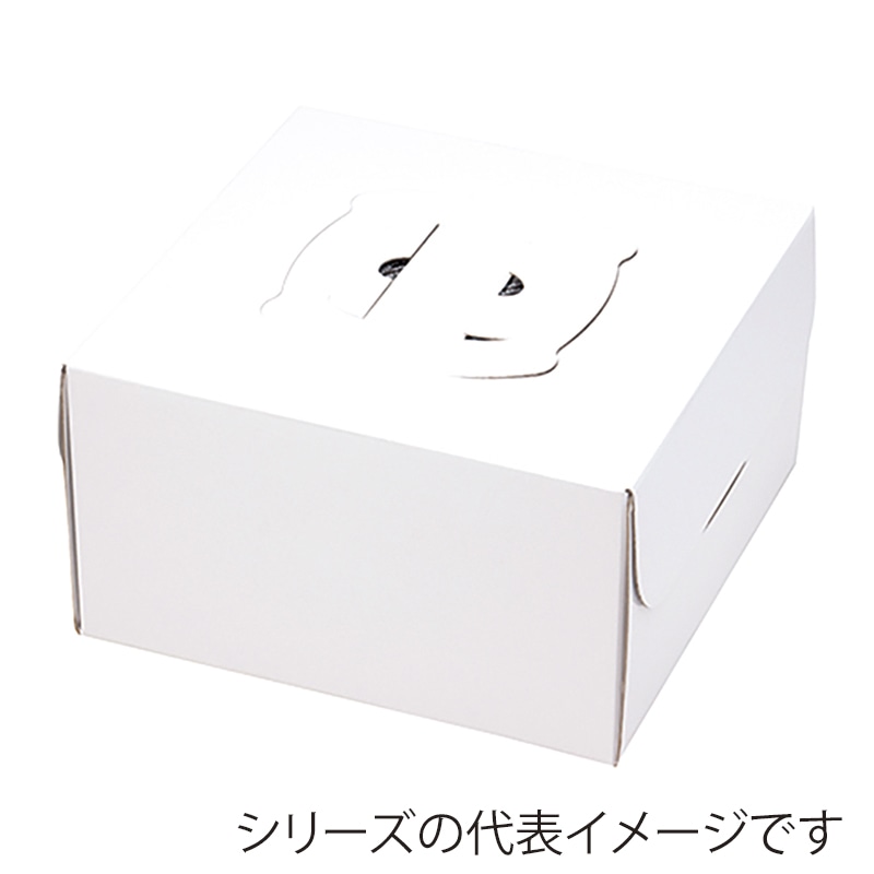 高速シーパック ケーキ箱 ホワイト140 6号 50枚/袋（ご注文単位2袋）【直送品】