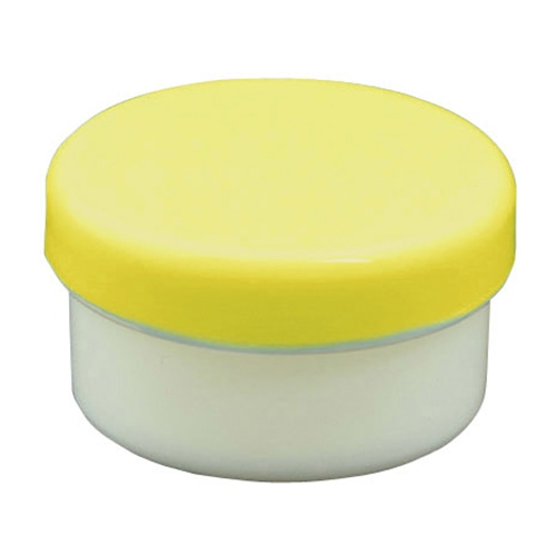 プラ壷　5ml　100個入　黄   1個（ご注文単位1個）【直送品】