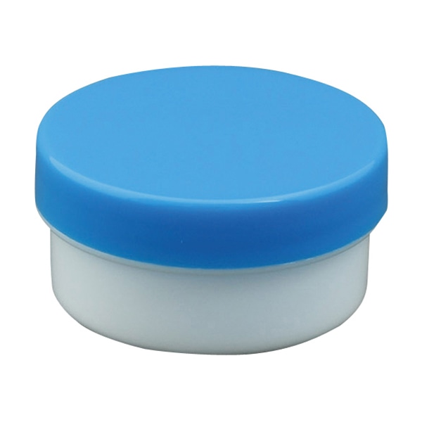 プラ壷　10ml　100個入　青   1個（ご注文単位1個）【直送品】