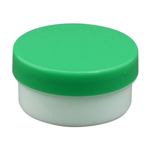 プラ壷　10ml　100個入　緑   1個（ご注文単位1個）【直送品】