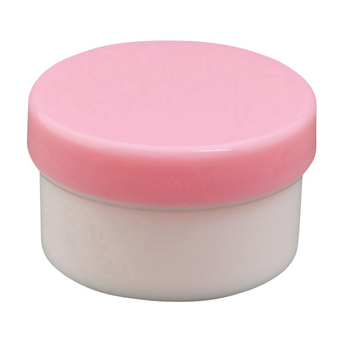 プラ壷　20ml　100個入　ピンク   1個（ご注文単位1個）【直送品】