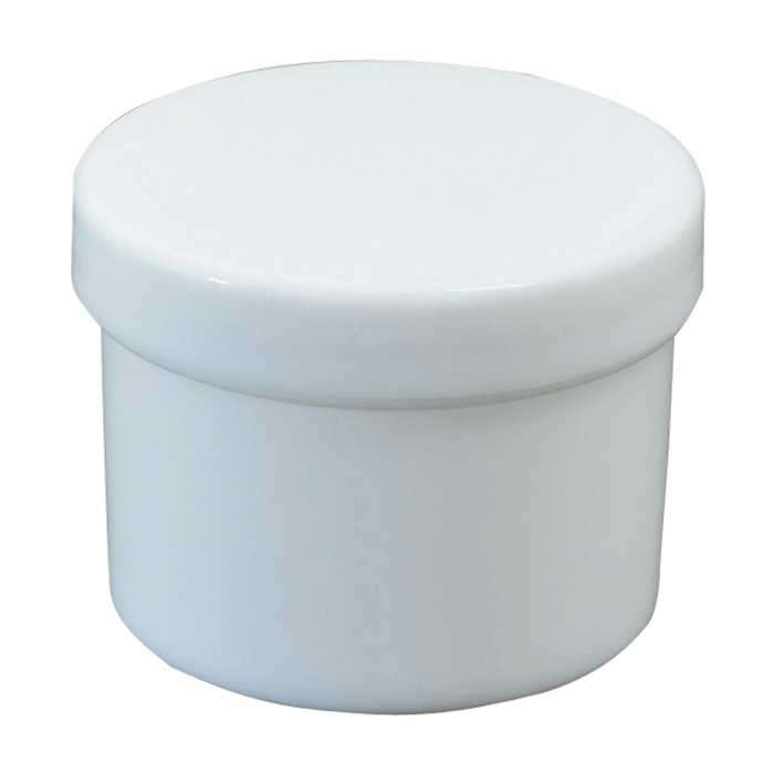 プラ壷　30ml　100個入　白   1個（ご注文単位1個）【直送品】