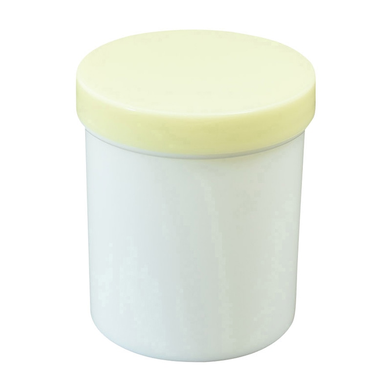 プラ壷　100ml　50個入　クリーム   1個（ご注文単位1個）【直送品】