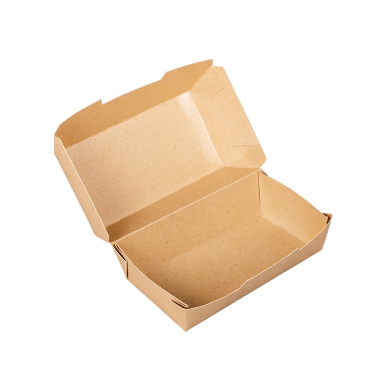 北原産業 紙製ハンバーガー容器　PTトレー 2個用　PT-200PUB　PP  25個/袋（ご注文単位12袋）【直送品】