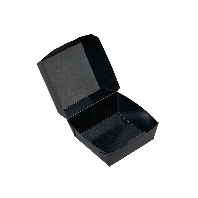 北原産業 紙製ハンバーガー容器　PTトレー 1個用　PT-100BB　PP  25個/袋（ご注文単位20袋）【直送品】