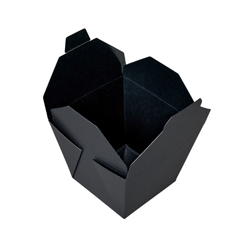 北原産業 紙製食品容器　テイクボックスキューブ 1000BB　PP  25個/袋（ご注文単位16袋）【直送品】