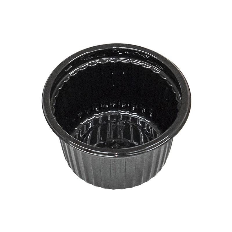 北原産業 ポーション容器 オンスカップ 1オンス 黒 100個/袋