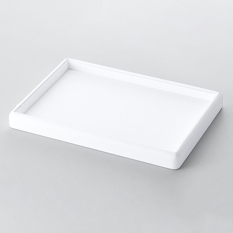 原口 接客トレイ　SBレザー 白 1509 1個（ご注文単位1個）【直送品】