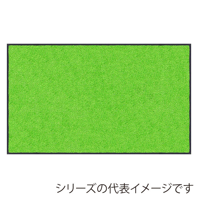 クリーンテックス・ジャパン 玄関マット 万能タイプ スタンダードマット S ライム・グリーン 60×90cm AM00576 1枚（ご注文単位1枚）【直送品】