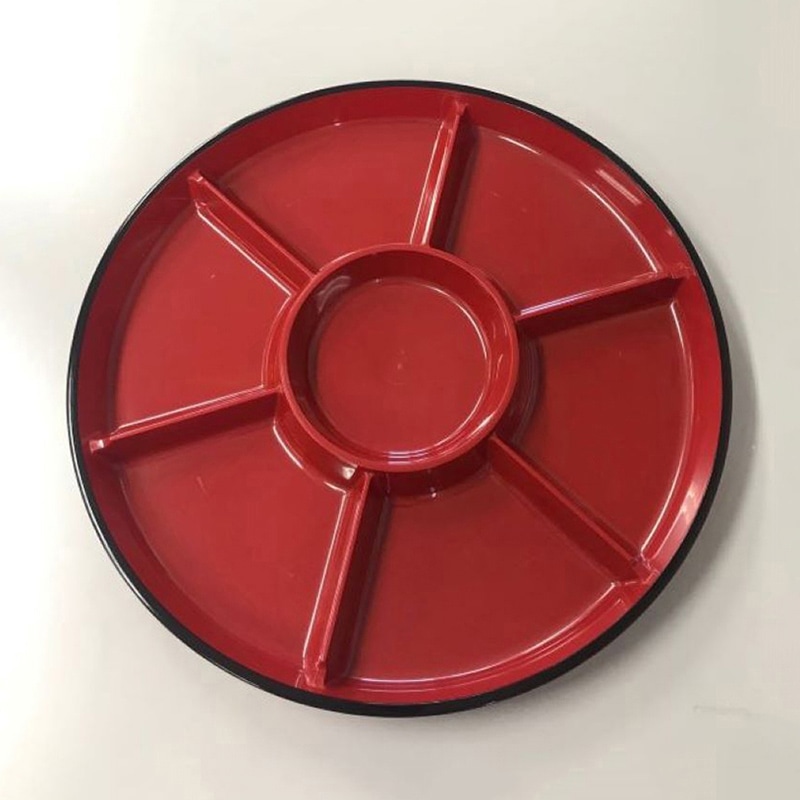 ニシキ オードブル容器 オードブルNM 48 黒フチ 10枚/袋（ご注文単位3袋）【直送品】