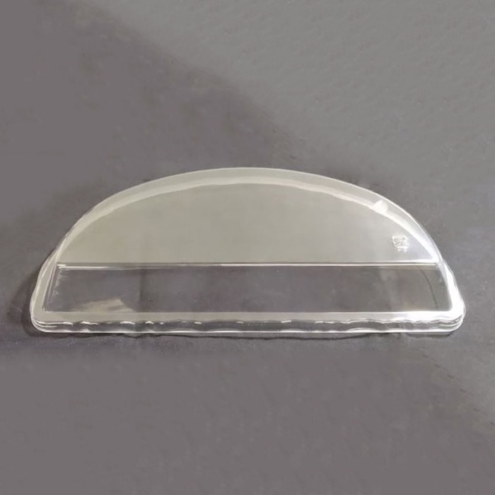 ニシキ プラスチック皿 半月 フタ 30 10枚/袋（ご注文単位20袋）【直送品】