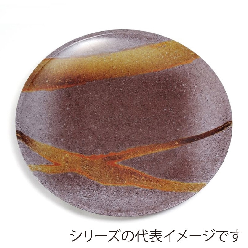 ニシキ プラスチック皿 丸皿 D-25 釉 25枚/袋(ご注文単位12袋)【直送品】