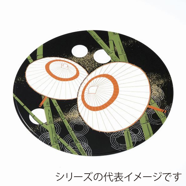 ニシキ 重箱容器 飛鳥 丸型 フタ 30 フタ じゃのめ傘 5枚/袋（ご注文単位4袋）【直送品】