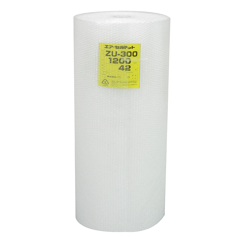 和泉 気泡緩衝材 エアセルマット ロール ZU-300 1200mm×42m 1本/袋（ご注文単位1袋）【直送品】