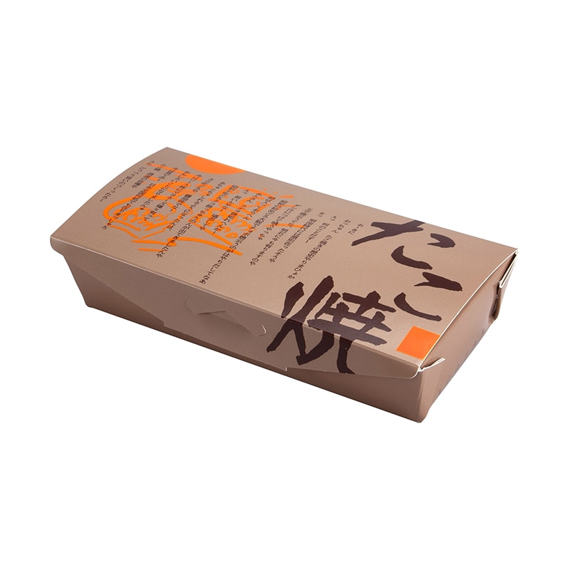 ペーパークラフト 食品箱 たこ焼箱 TAKO-030 100304 100枚/袋(ご注文単位6袋)【直送品】