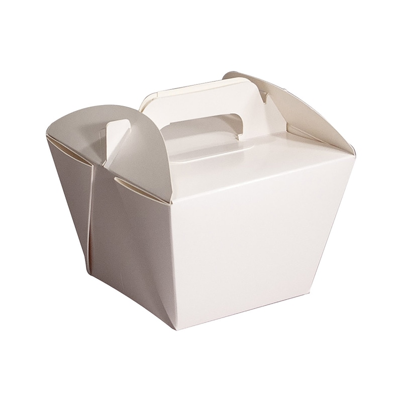 ペーパークラフト 食品箱 PCカートン PC-80H 白 135031 50枚/袋(ご注文単位9袋)【直送品】