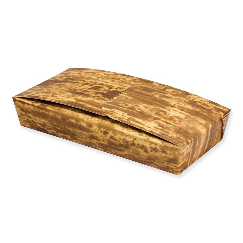 ペーパークラフト 食品箱 つつみ 竹皮柄 PPL-1 50枚/袋